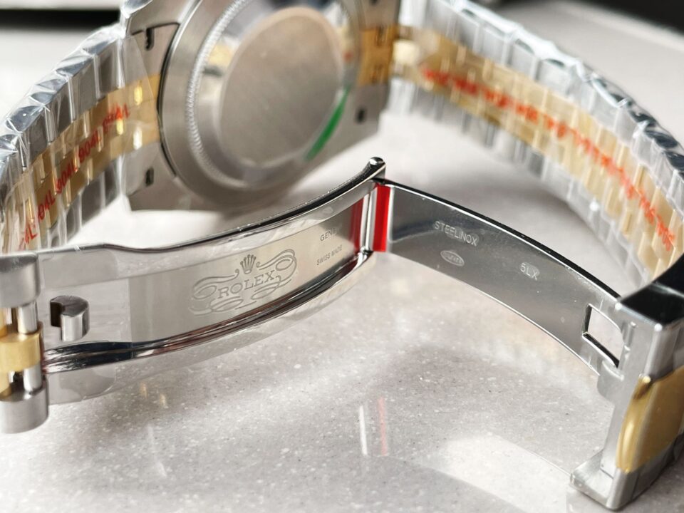 EW Factory 1:1 Rolex DateJust 41 126333 SS/YG Best Edition 904L Steel White Stick Dial