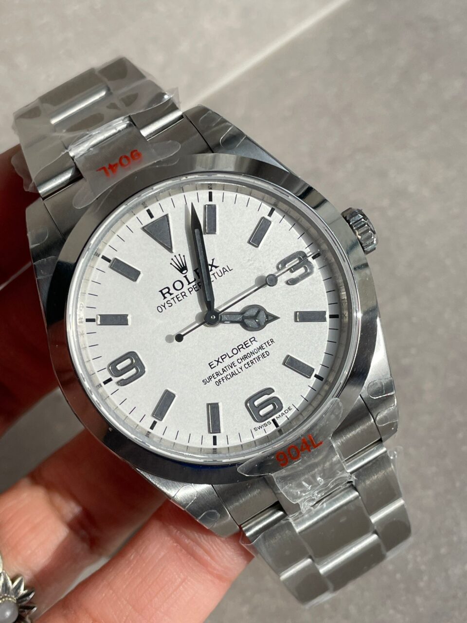 JDF Factory 1:1 Rolex Explorer 124270 36mm 904L Steel Best Edition White Dial VR3230