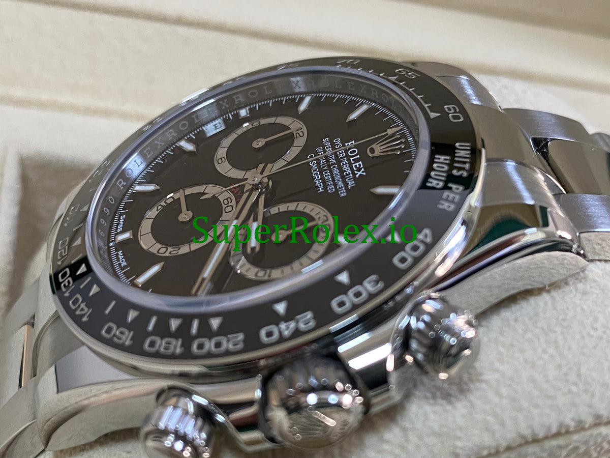 Rolex Cosmograph Daytona 40  Steel Black Index Dial Ref.126500LN
