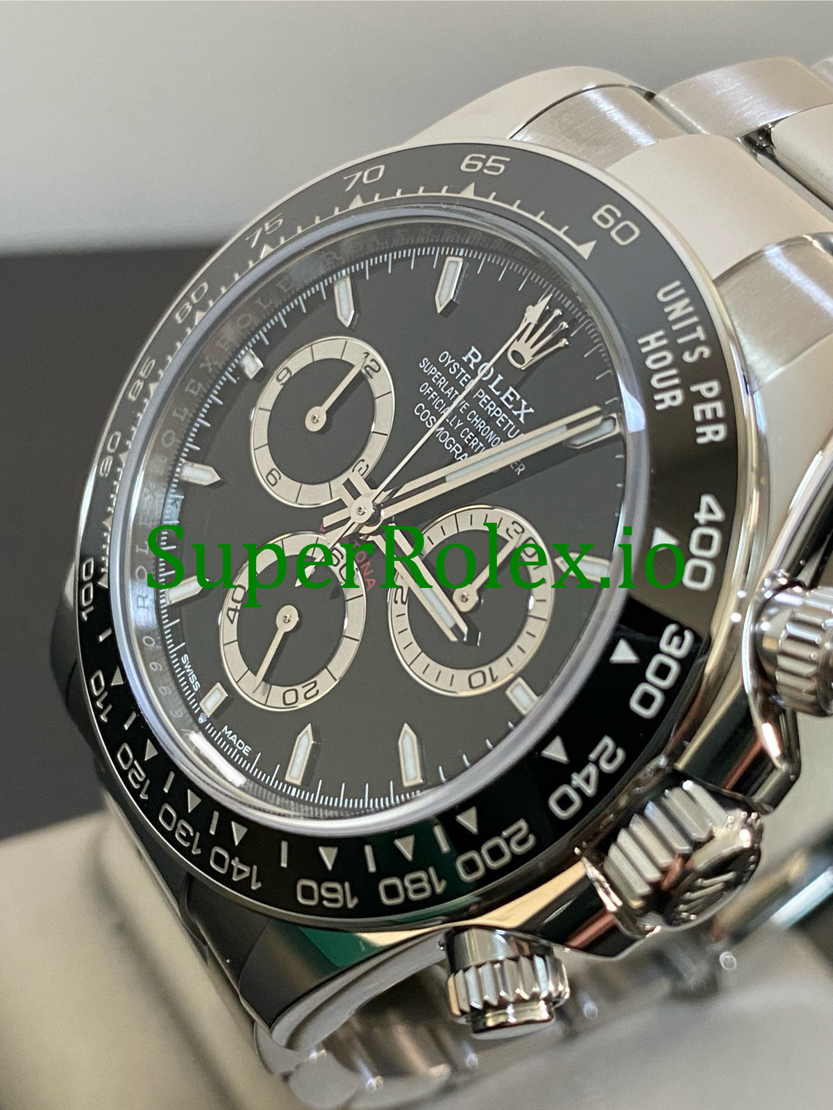 Rolex Cosmograph Daytona 40  Steel Black Index Dial Ref.126500LN
