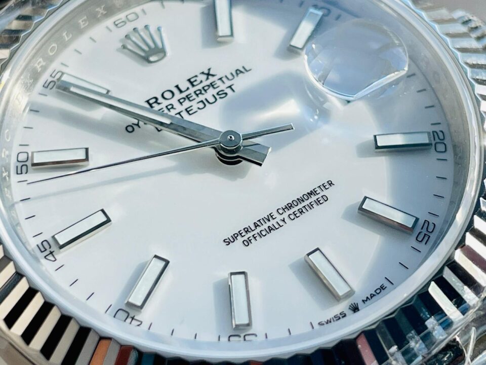 SS VS Factory 1:1 Rolex DateJust 41 Best Edition 904L Steel White Dial