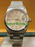 Rolex Datejust 36 Steel Silver Index Dial Ref.16200