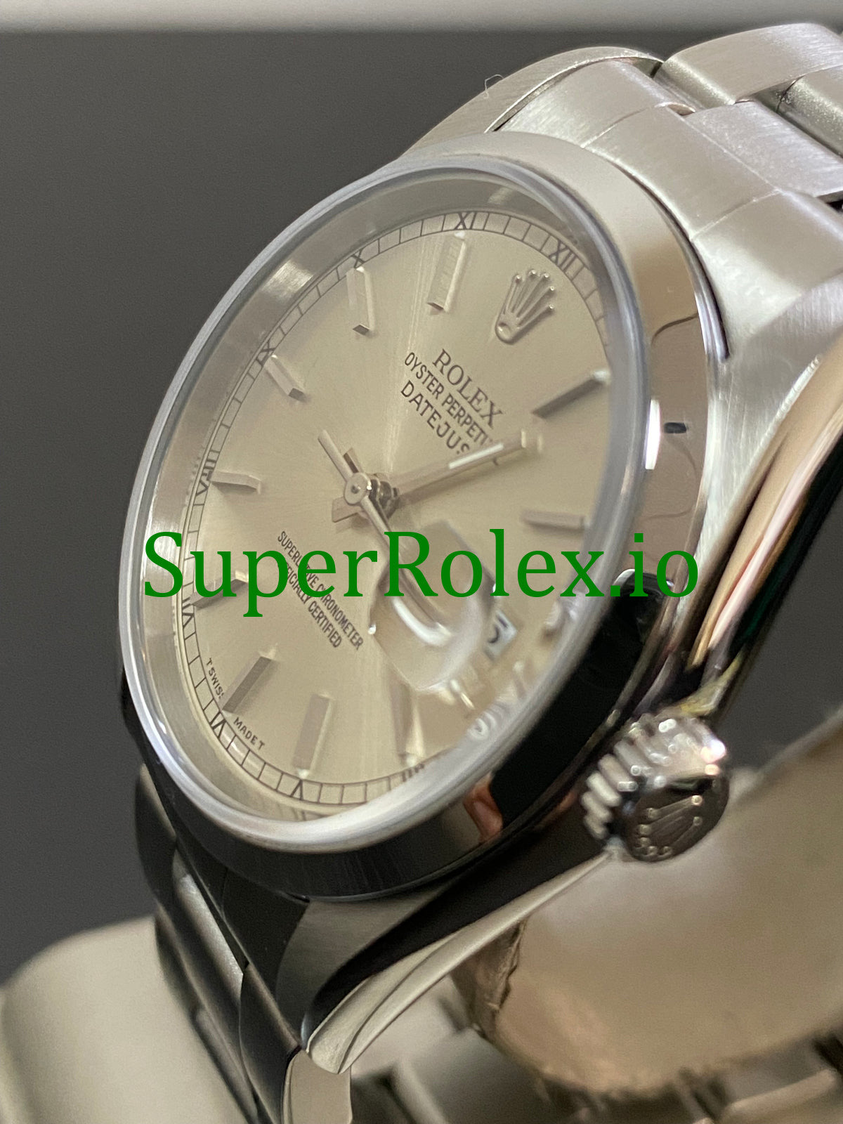 Rolex Datejust 36 Steel Silver Index Dial Ref.16200