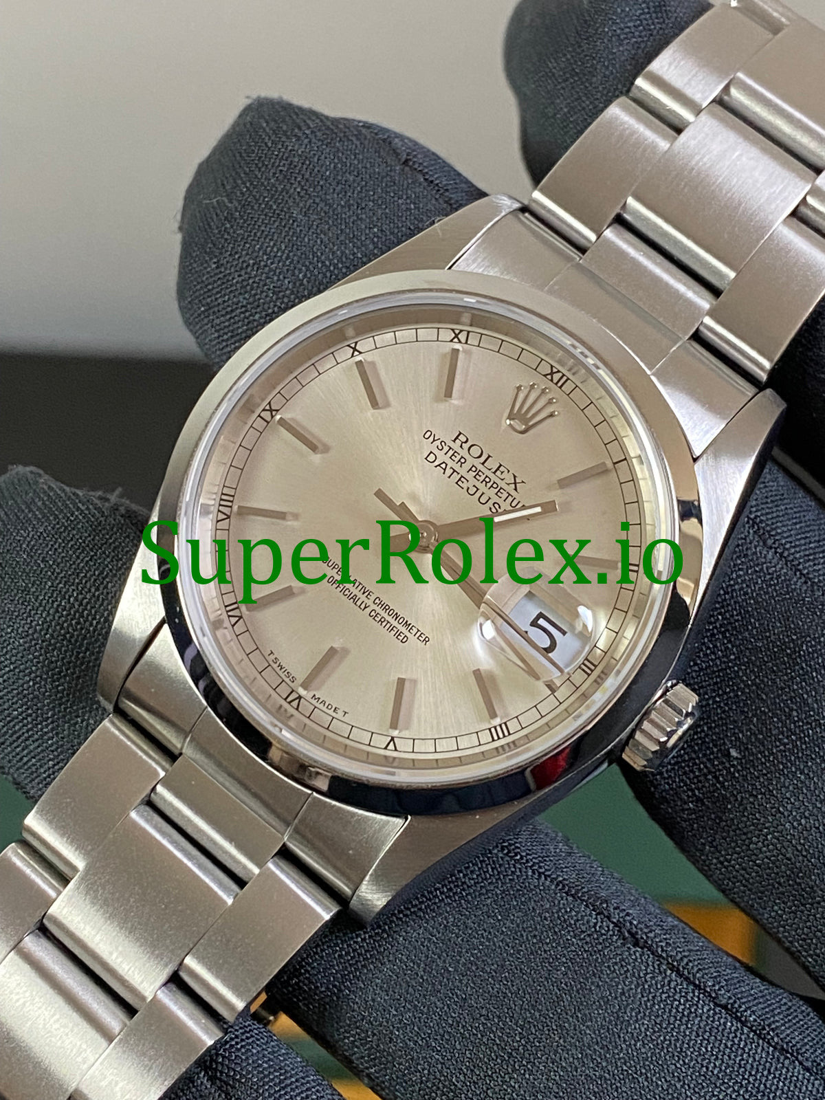 Rolex Datejust 36 Steel Silver Index Dial Ref.16200