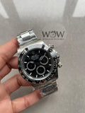 Clean factory 1:1 Rolex 2023 Daytona 126500 Best Edition 904L Steel Black Dial SH4131