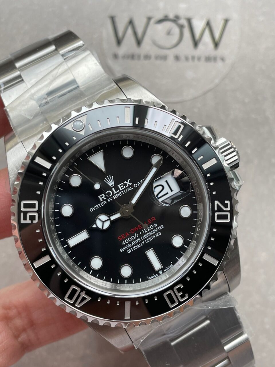 VSF FACTORY 1:1 Rolex Sea-Dweller 43mm 126600 904L SS Black Dial VS3235