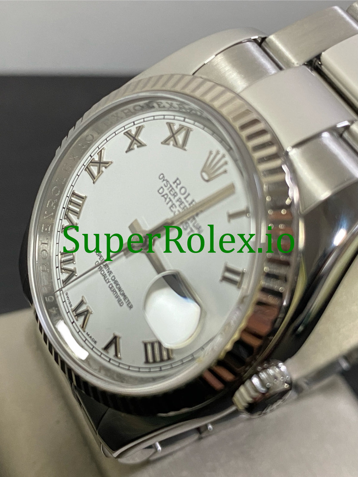 Rolex Datejust 36 Steel White Roman Dial Ref.116234