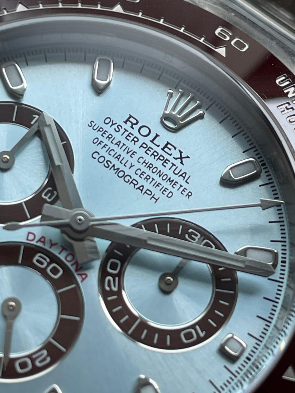 Clean Factory 1:1 Rolex Daytona 116506 50th Anniversary Best Edition Ice Blue Dial Lume Markers SA4130 V2