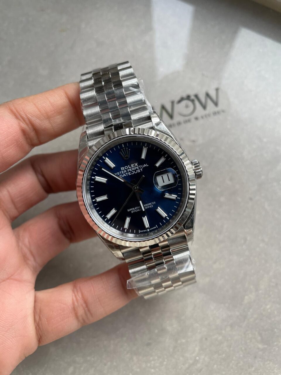 VSF Factory 1:1 Rolex DateJust 36 SS 116234 Best Edition 904L Steel Blue Dial VS3235