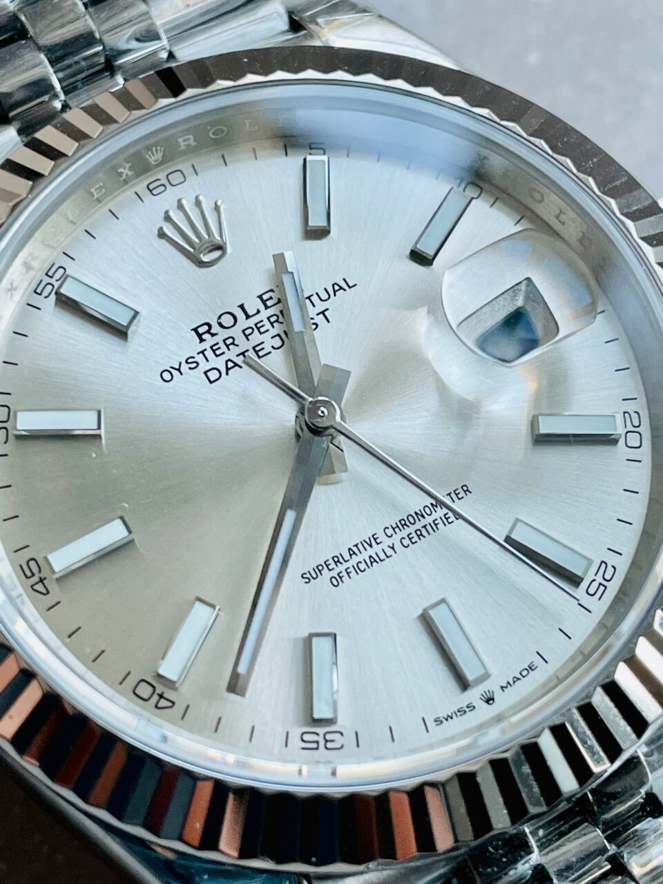 VS Factory 1:1 Rolex DateJust 41 SS Best Edition 904L Steel Silver Dial