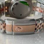 KING Factory 1:1 Rolex DateJust 41 126331 RG Fluted Bezel Best Edition 904L Steel Brown Stick Dial VR3235