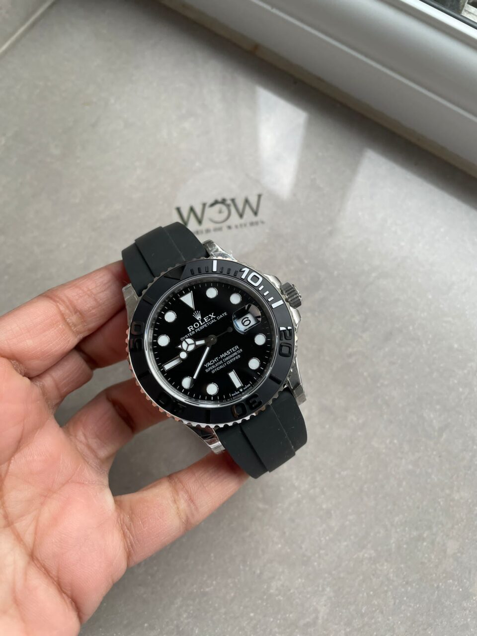 VSF FACTORY 1:1 Rolex Yacht-Master 41mm 226659 Best Edition 3D Black Dial SS case Black Ceramic Bezel VS3235