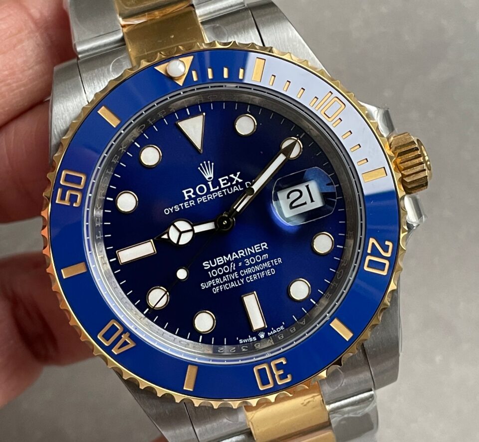 VSF FACTORY 1:1 Rolex Submariner 116613 LB Best Edition SS/YG Bluesy Blue Ceramic 904L Steel Blue Dial VS3235