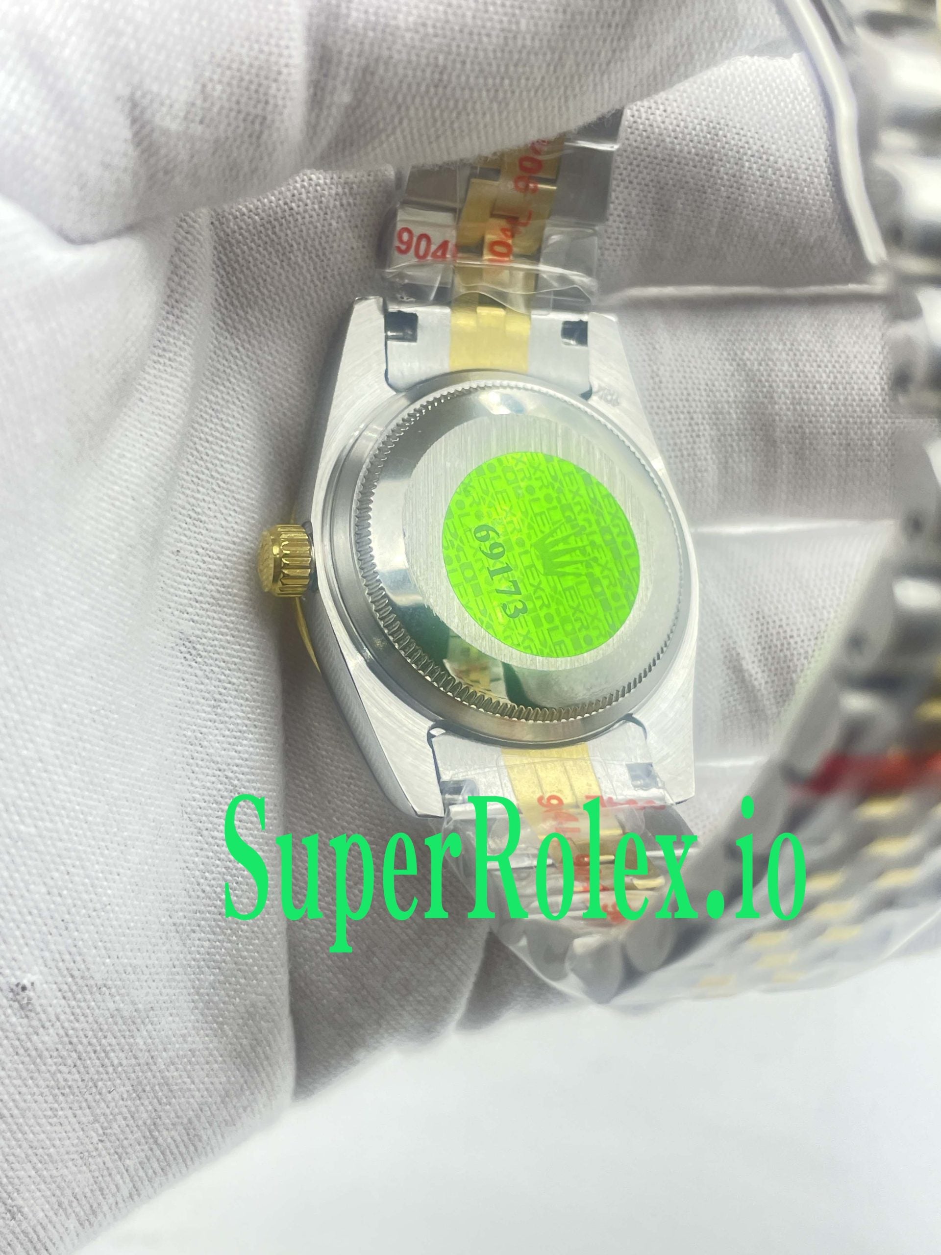 Rolex Datejust 31 Steel and Yellow Gold Blue Index Dial Ref.68273