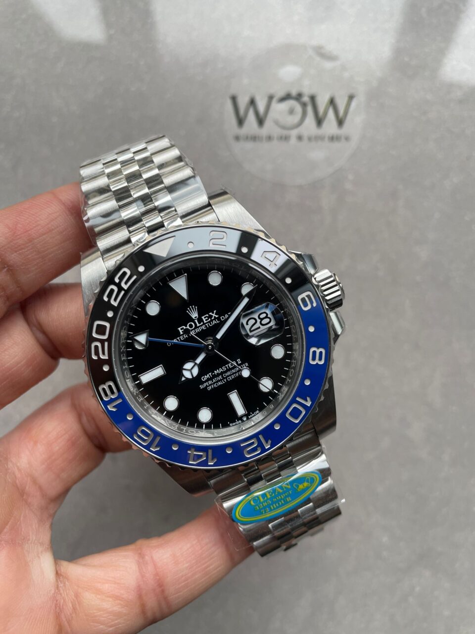 Clean Factory 1:1 Rolex Clean GMT-Master II 126710 BLNR  Best Edition Blue/Black BATGIRL CeramicD D3285 CHS