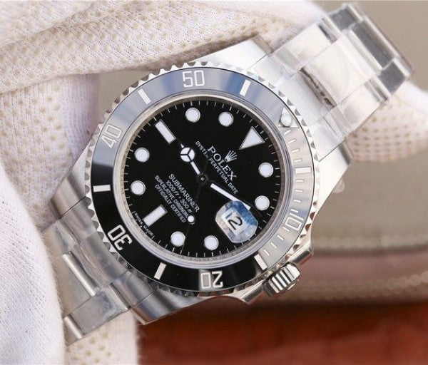 Clean Factory Rolex Submariner 116610 LN Black Ceramic VRF SS Bracelet A2836