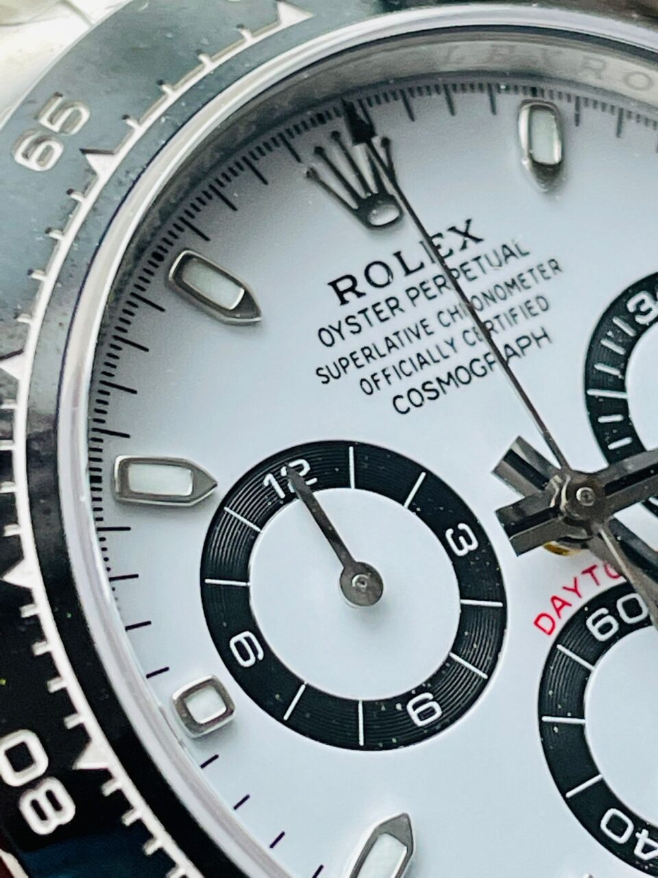 CLEAN FACTORY 1:1 Rolex Daytona 116500 PANDA Best Edition CF 904L SS Case and Bracelet White Dial