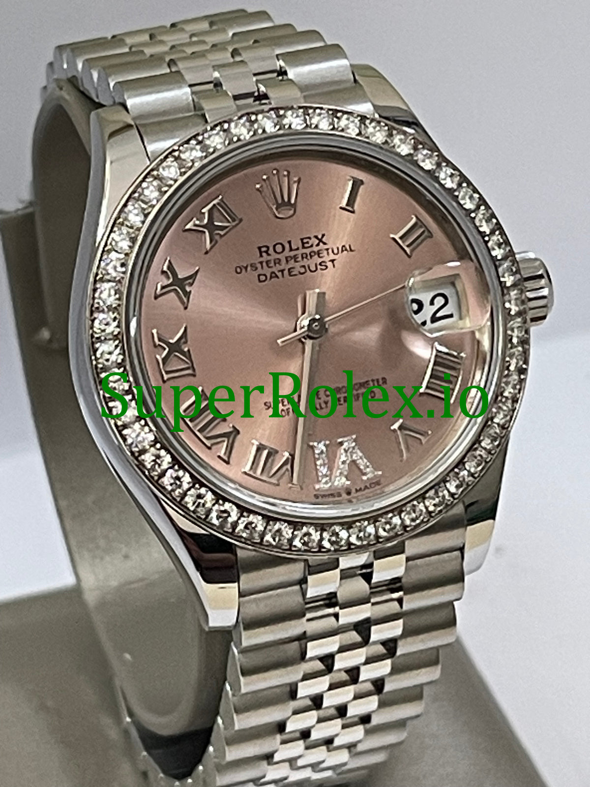 Rolex Datejust 31 White Gold Pink Diamond Dial Ref.278384RBR