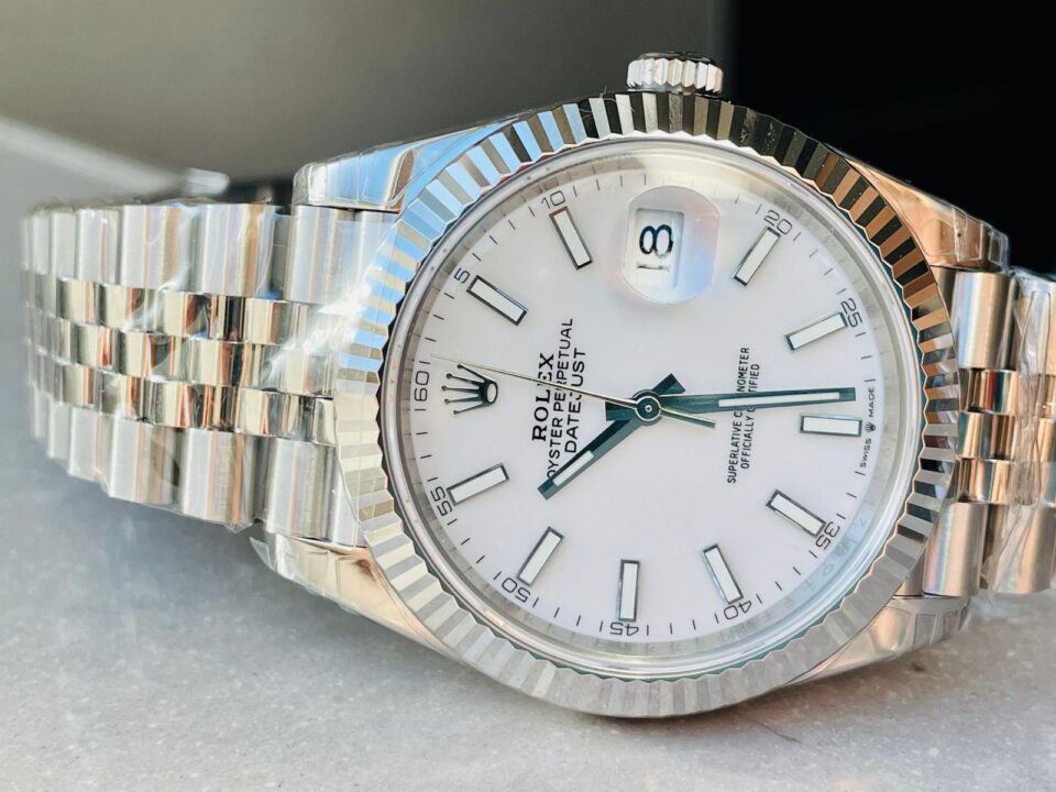 SS VS Factory 1:1 Rolex DateJust 41 Best Edition 904L Steel White Dial