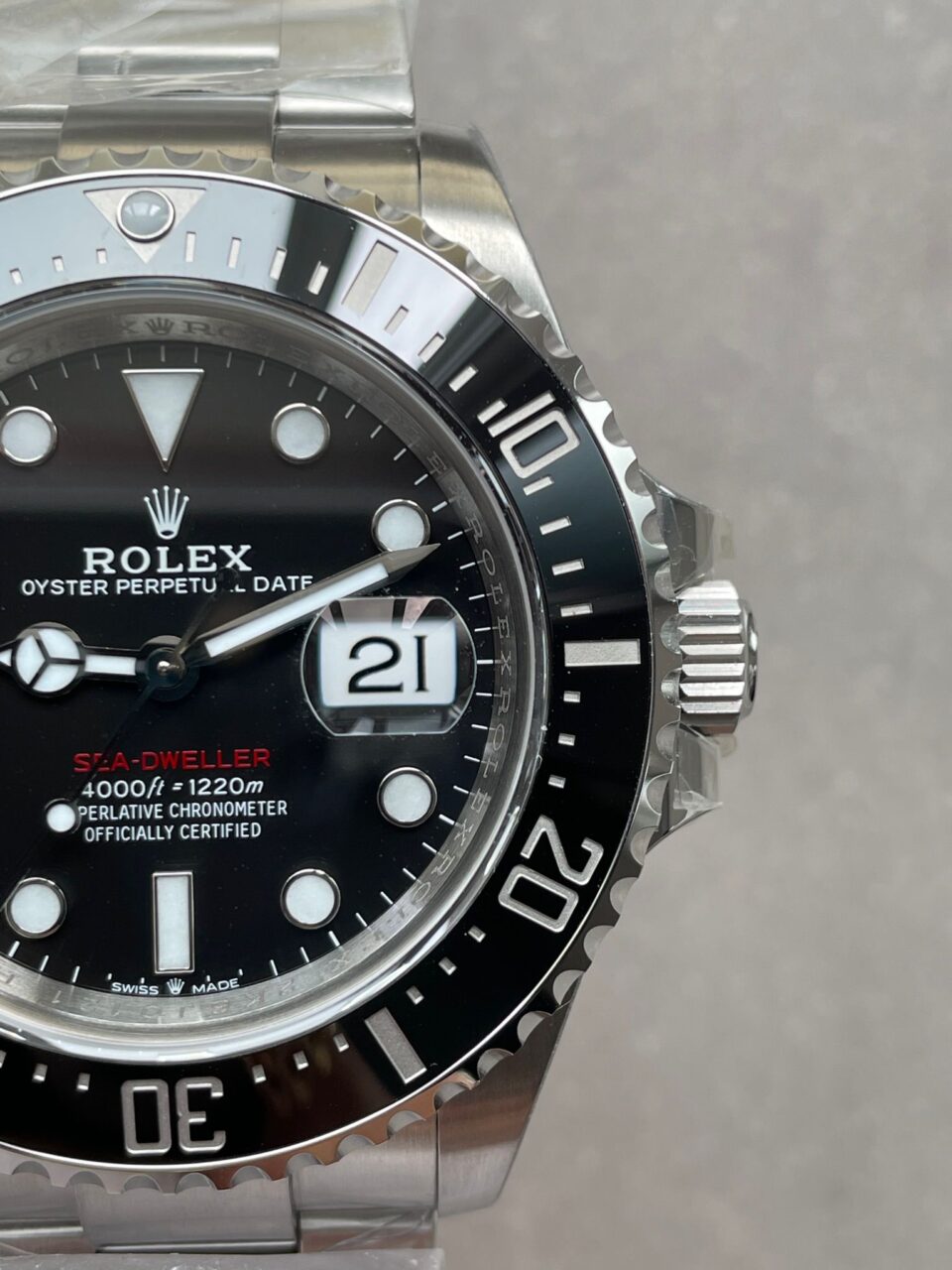 VSF FACTORY 1:1 Rolex Sea-Dweller 43mm 126600 904L SS Black Dial VS3235