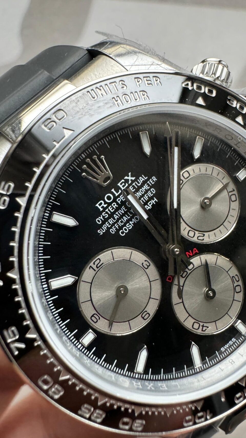 QF Factory 1:1 Rolex Daytona 126500 Best Edition 904L Steel Black Dial SA4131