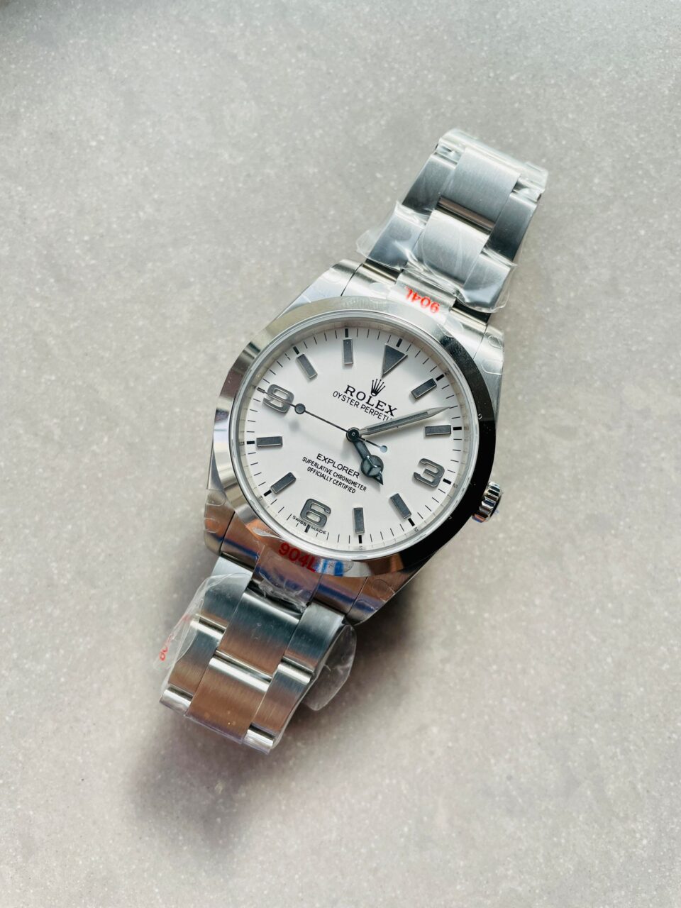 JDF Factory 1:1 Rolex Explorer 124270 36mm 904L Steel Best Edition White Dial VR3230