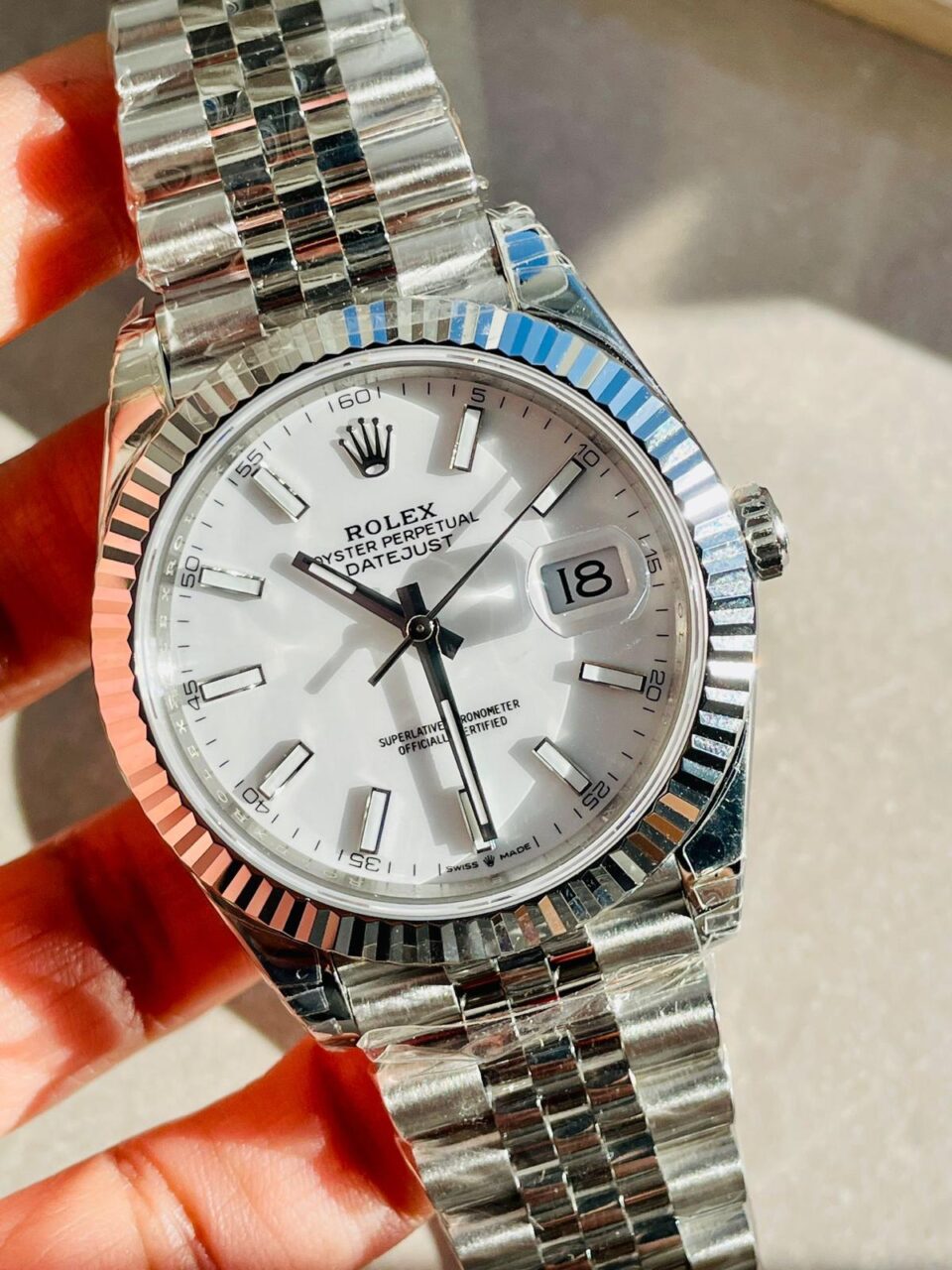 SS VS Factory 1:1 Rolex DateJust 41 Best Edition 904L Steel White Dial