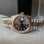 KING Factory 1:1 Rolex DateJust 41 126331 RG Fluted Bezel Best Edition 904L Steel Brown Stick Dial VR3235
