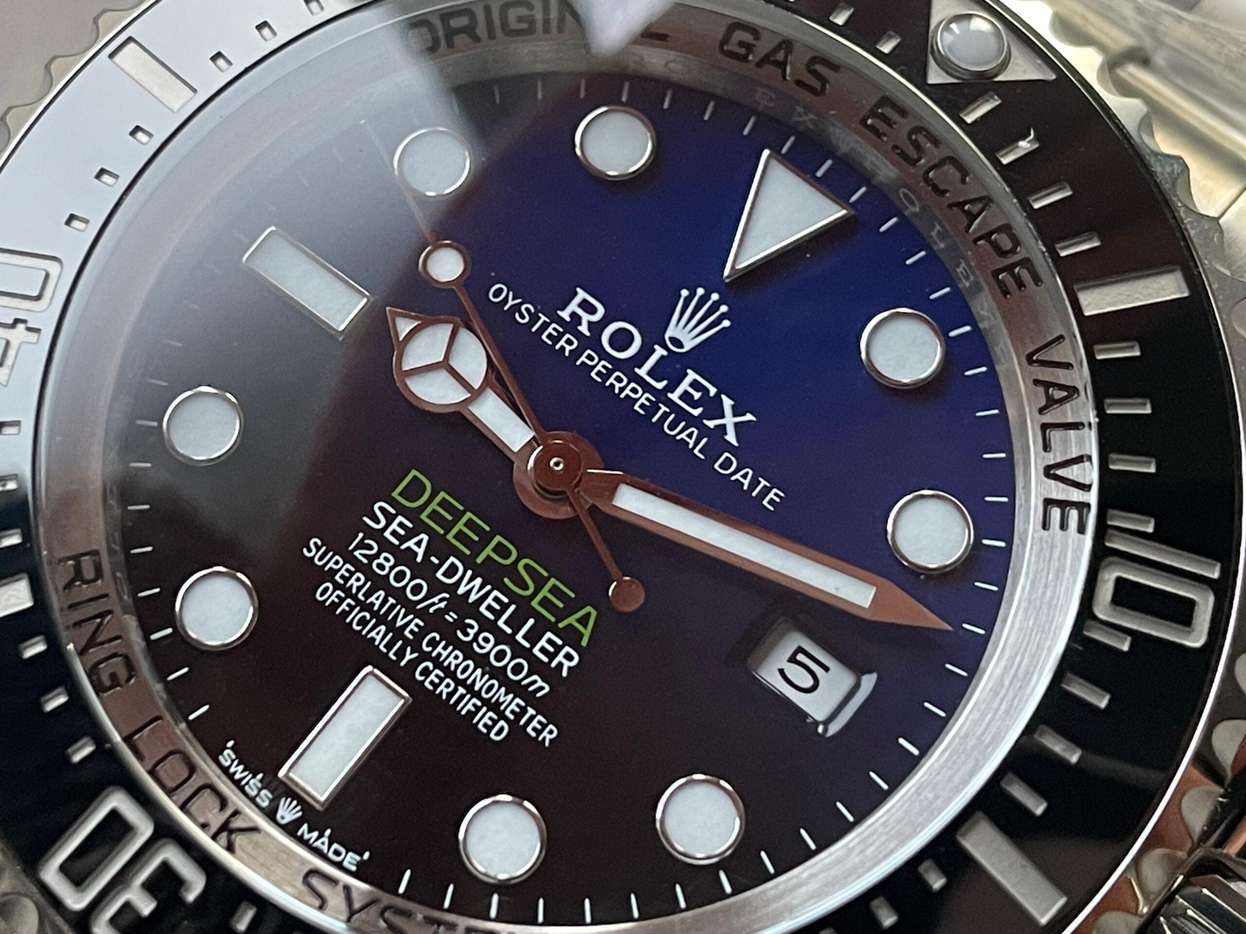 Rolex Sea-Dweller Deepsea 136660 904L SS Blue Dial V9F VR3235