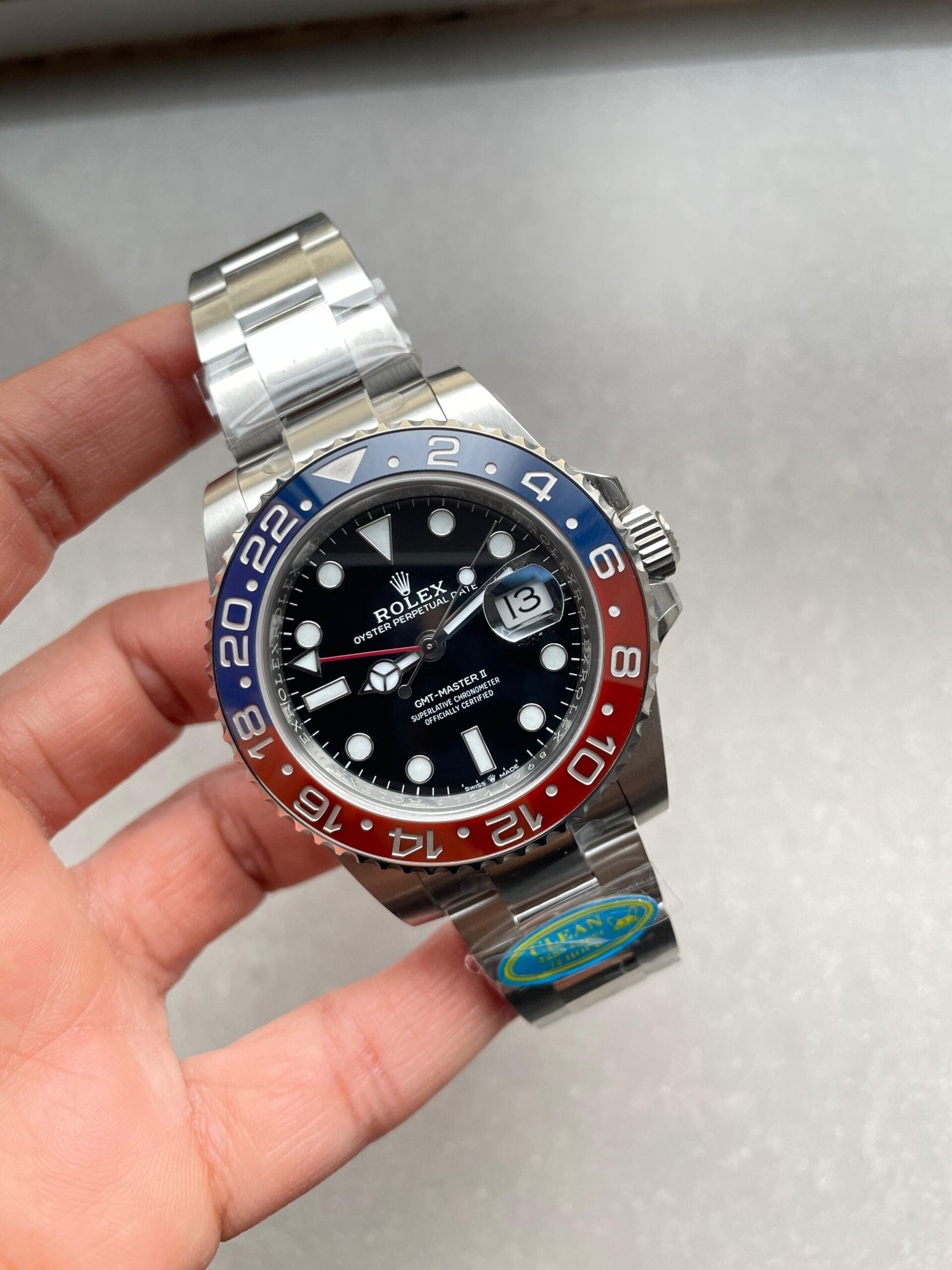 Clean Factory 1:1 Rolex GMT-Master II 126710 BLRO PEPSI Blue/Red Best Edition Ceramic DD3285 CHS