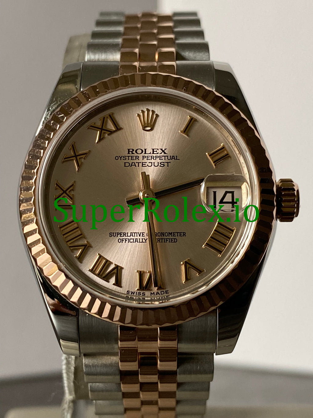 Rolex Datejust 31 Everose Gold Pink Roman Dial Ref.178271