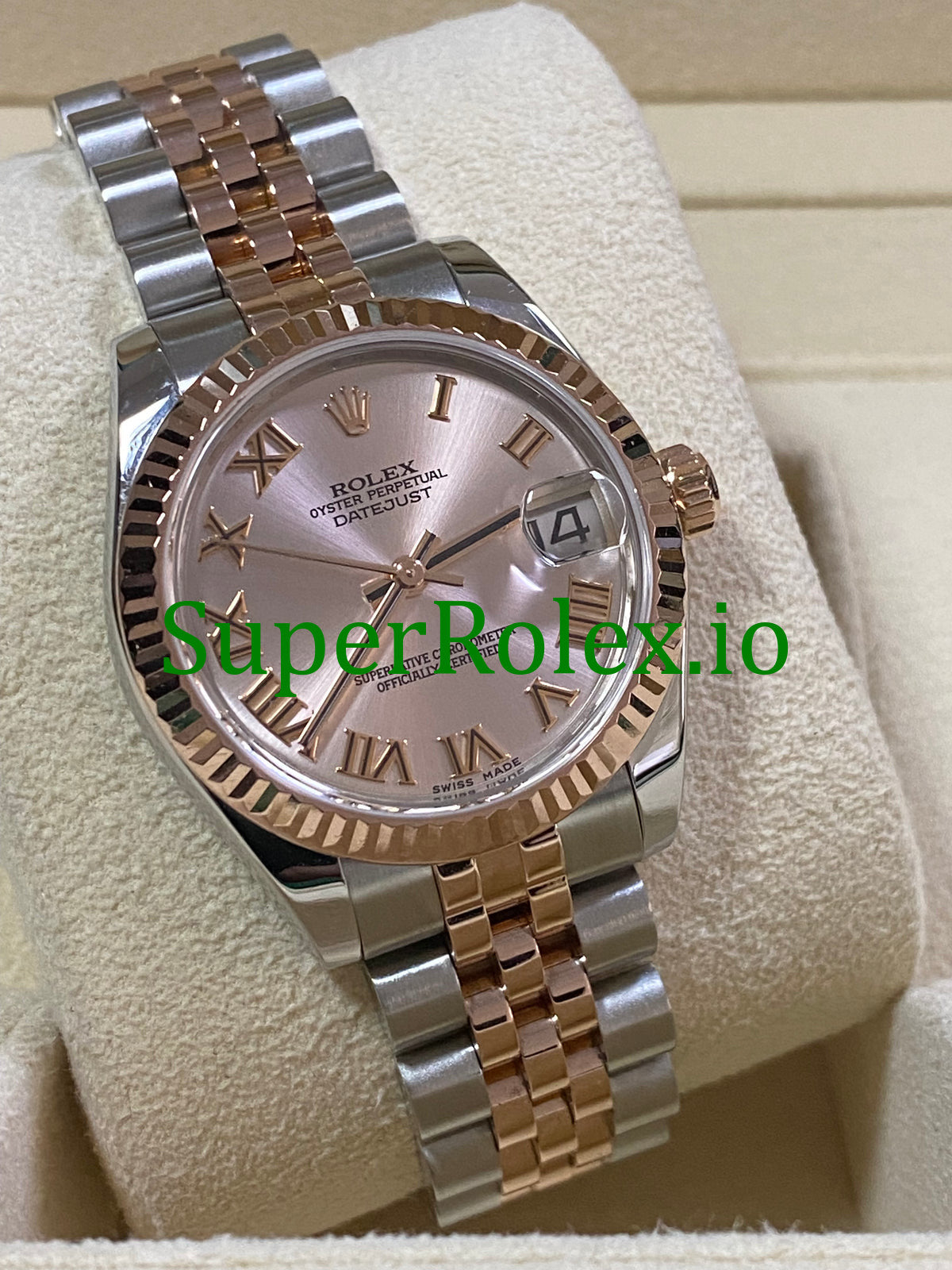 Rolex Datejust 31 Everose Gold Pink Roman Dial Ref.178271