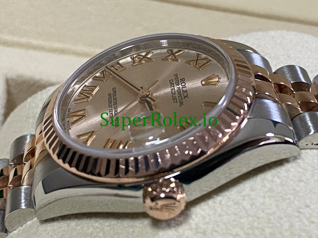 Rolex Datejust 31 Everose Gold Pink Roman Dial Ref.178271