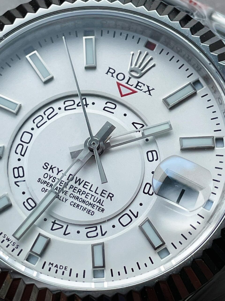 Noob FACTORY 1:1 Rolex Sky-Dweller 326934 SS Best Edition White Dial A23J