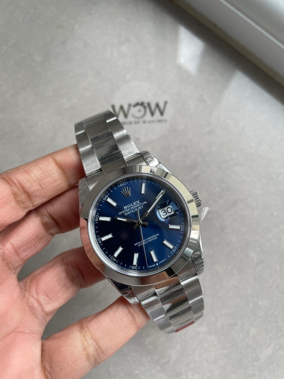 VSF Factory 1:1 Rolex DateJust 41 126300 904L SS Best Edition Blue Dial VS3235