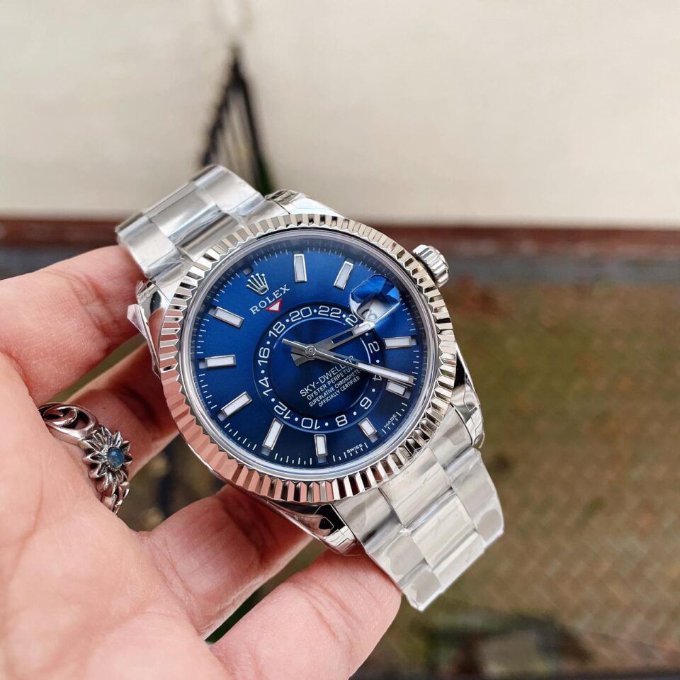 Noob FACTORY 1:1 Rolex Sky-Dweller 326934 SS Best Edition Blue Dial A23J