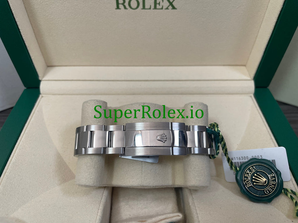 Rolex Datejust II 41 Steel White Index Dial Ref.116300