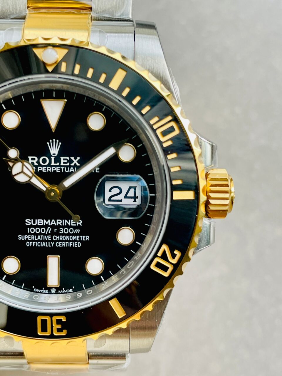 VSF FACTORY 1:1 Rolex Submariner Date 126613 LN Bimetal BEST EDITION YG & SS 904L Black Dial Swiss 3235