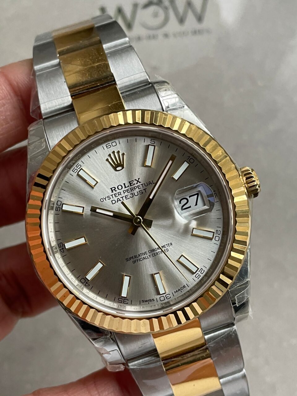 VSF Factory 1:1 Rolex DateJust 41 126333 904L SS/YG Best Edition Silver Dial VS3235