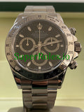 Rolex Cosmograph Daytona 40 Steel Black Index Dial Ref.116520