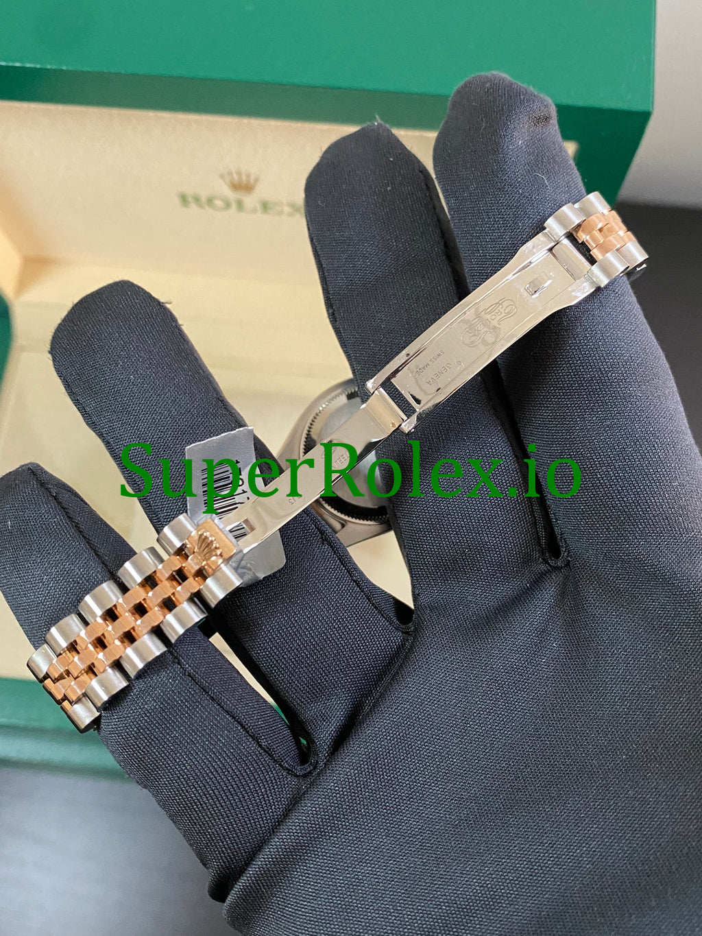 Rolex Lady-Datejust 26 Everose Gold and Steel Diamond Dial Ref.179171