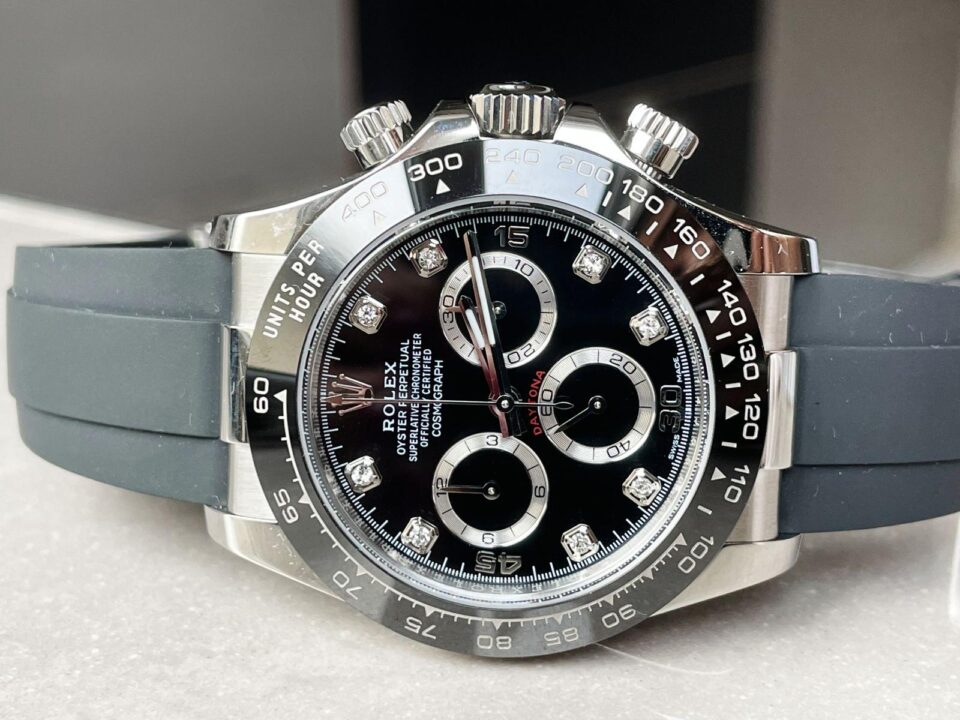 BTF factory 1:1 Rolex Daytona SS116500LN Best Black Dial Diamond Markers A4130