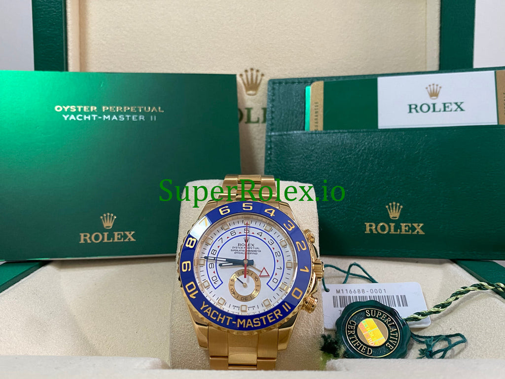 Rolex Yacht-Master II 44MM Yellow Gold - Ref.116688