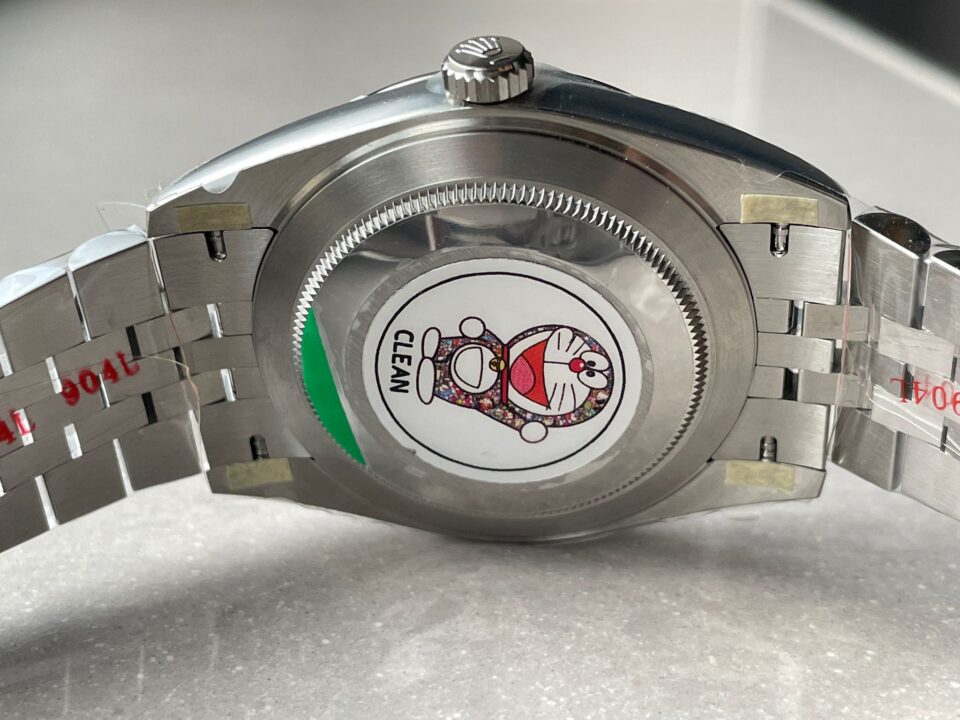 Rolex DateJust Men “wimbledon”SS Grey textured Dial Roman Markers