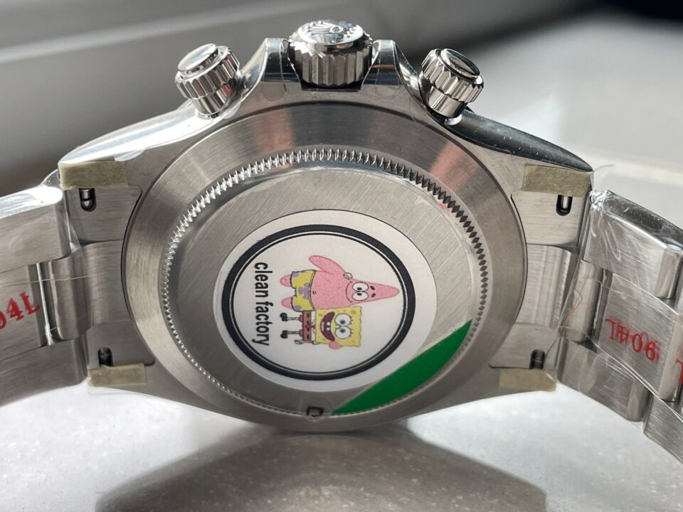 CLEAN FACTORY 1:1 Rolex Daytona 116500 PANDA Best Edition CF 904L SS Case and Bracelet White Dial