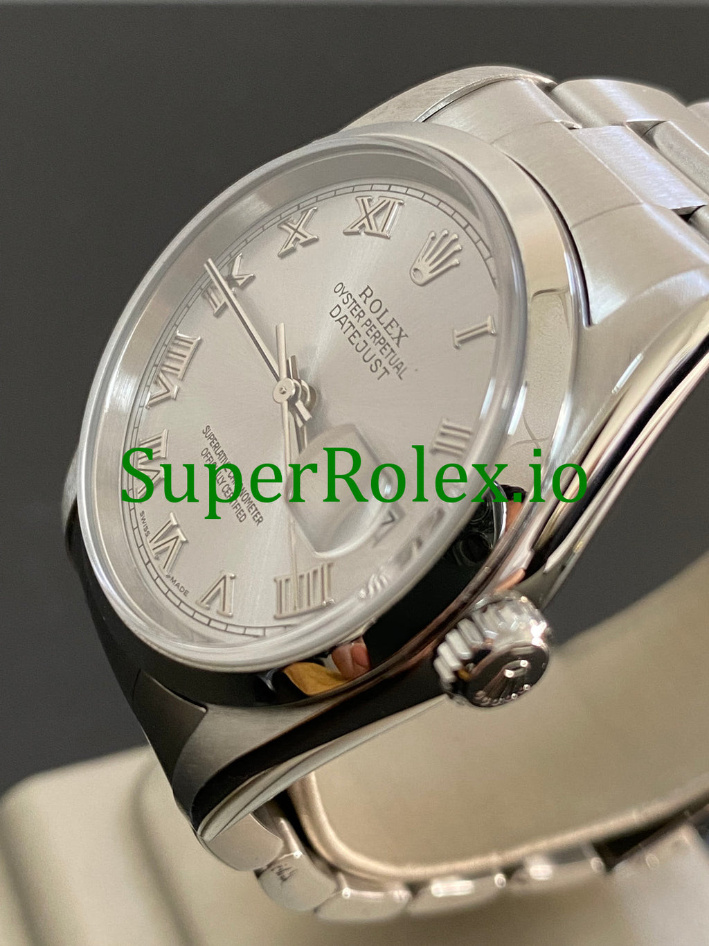 Rolex Datejust 36 Steel Silver Roman Dial Ref.16200