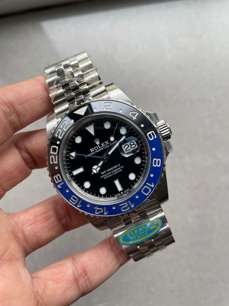 Clean Factory 1:1 Rolex Clean GMT-Master II 126710 BLNR  Best Edition Blue/Black BATGIRL CeramicD D3285 CHS