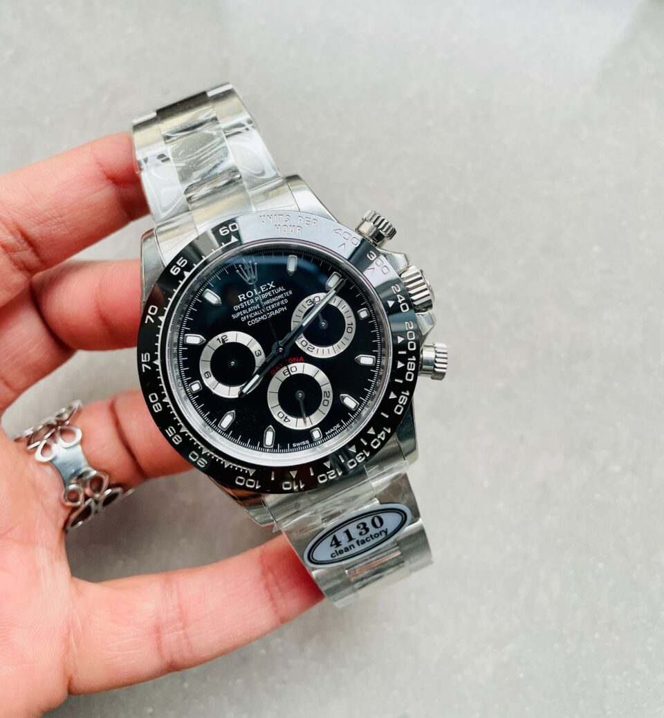 Rolex Daytona 116500 DAYTONA 1:1 Best Edition CF 904L SS Case and Black Dial SA4130