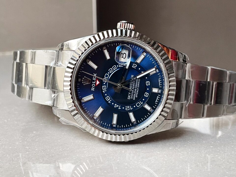 Noob FACTORY 1:1 Rolex Sky-Dweller 326934 SS Best Edition Blue Dial A23J