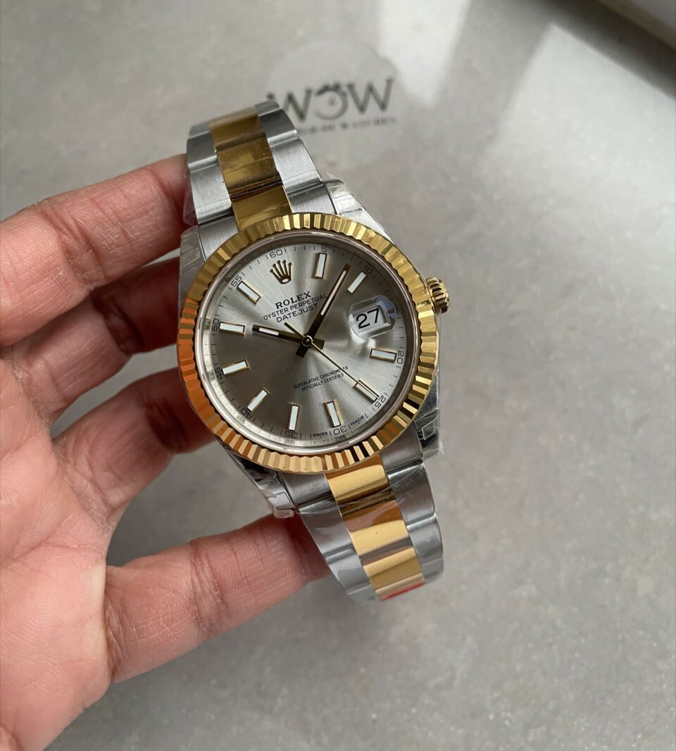 VSF Factory 1:1 Rolex DateJust 41 126333 904L SS/YG Best Edition Silver Dial VS3235